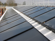 Black Chrome Flat Plate Solar Collector