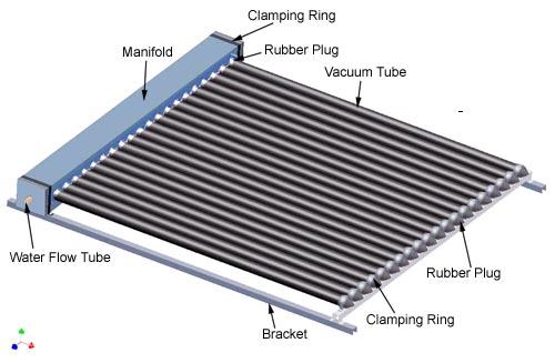  Residential Direct Heat Pipe Solar Water Heater