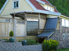 Aluminum Heat Pipe Residential Solar Water Heater 