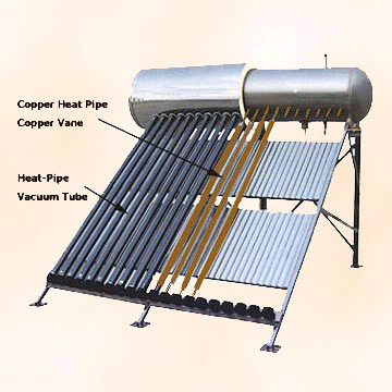 outdoor Pressurized heat pipe Solar Water Heater