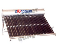 Copper coil Integrated vacuum tube Solar water heater